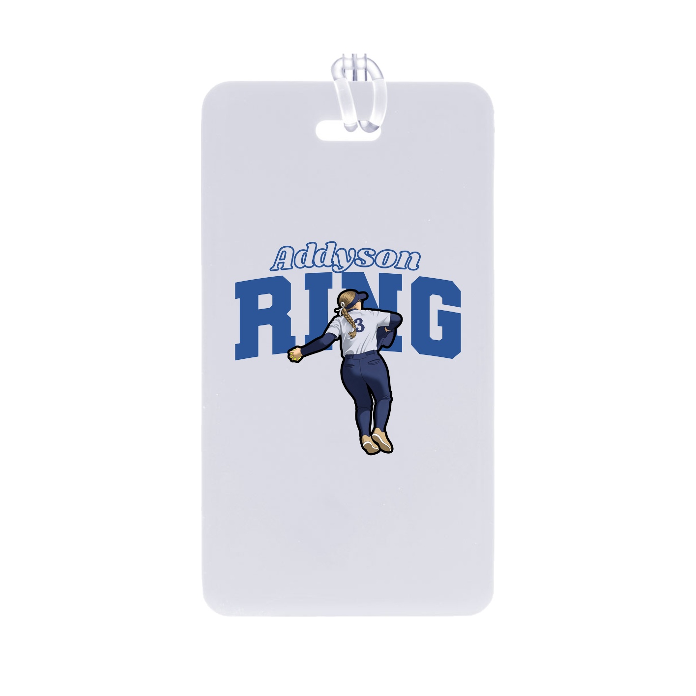 Bag Tag — Name Arch in Classic