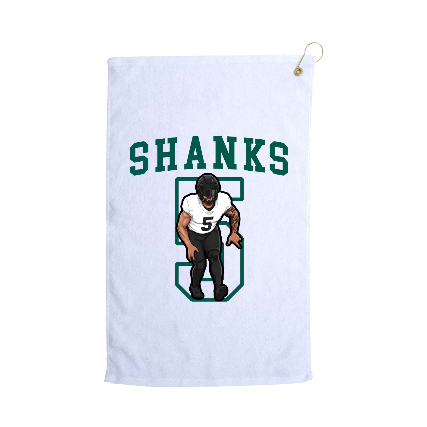 Golf Towel — Shirsey in White