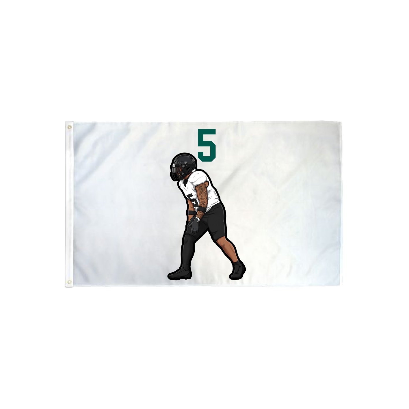 3x5 Flag — Number Top in Classic
