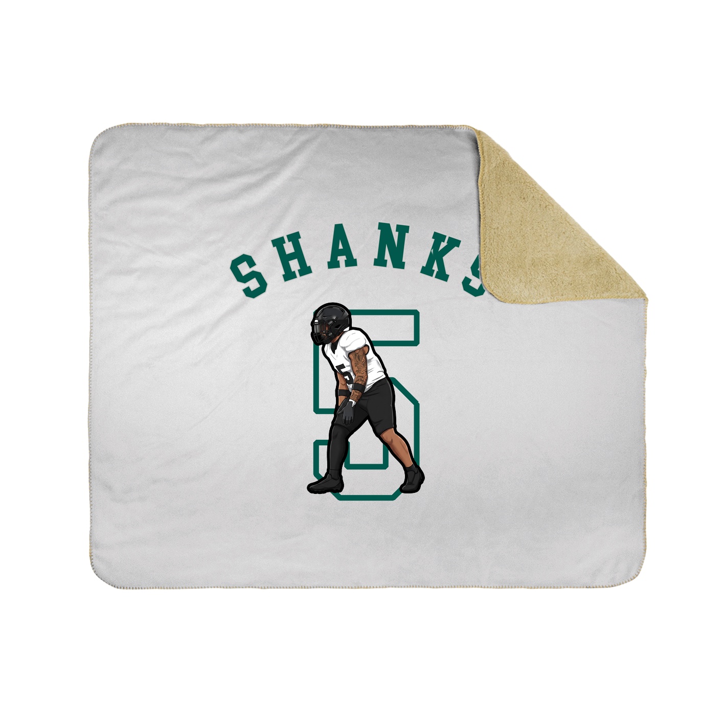 Throw Blanket — Shirsey Arch in White