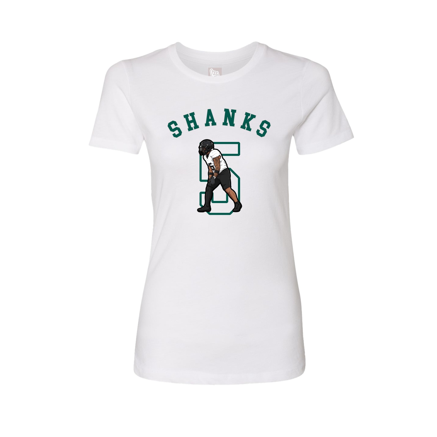 Womens Tee — Shirsey Arch in White