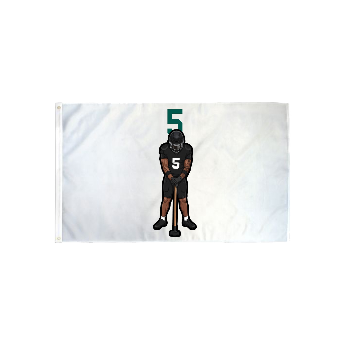 3x5 Flag — Number Top in Classic