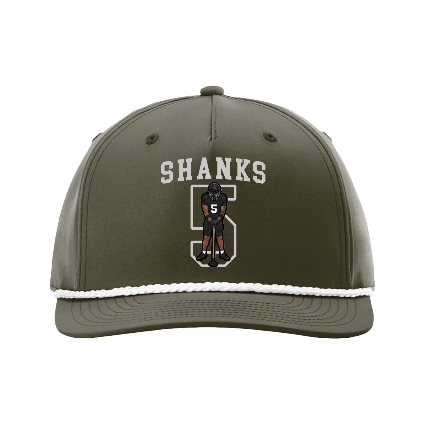 Five-Panel Classic Rope Cap — Shirsey in Green