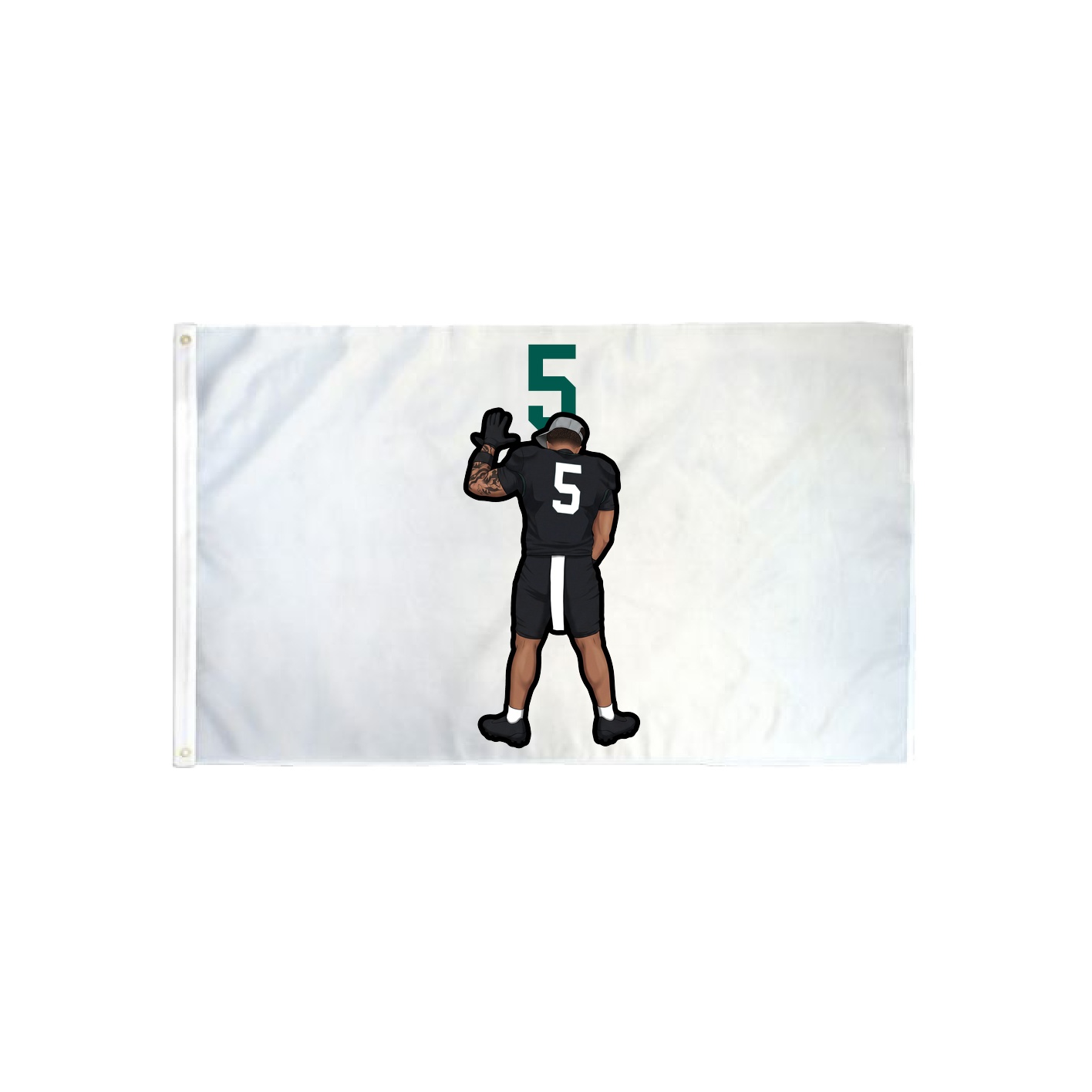 3x5 Flag — Number Top in Classic