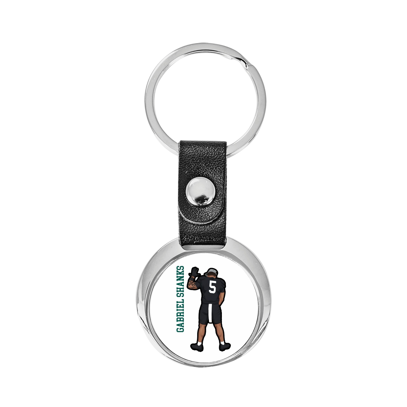 Key Chain — Name Vertical in Classic