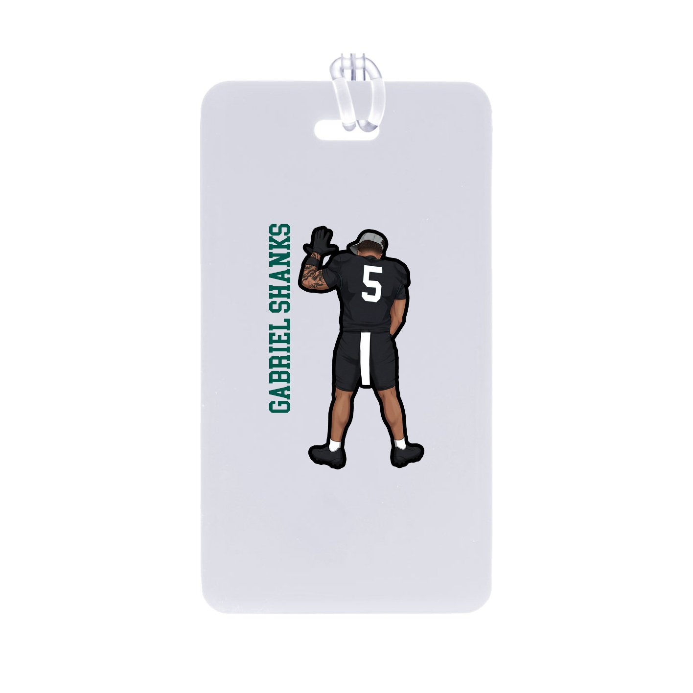 Bag Tag — Name Vertical in Classic