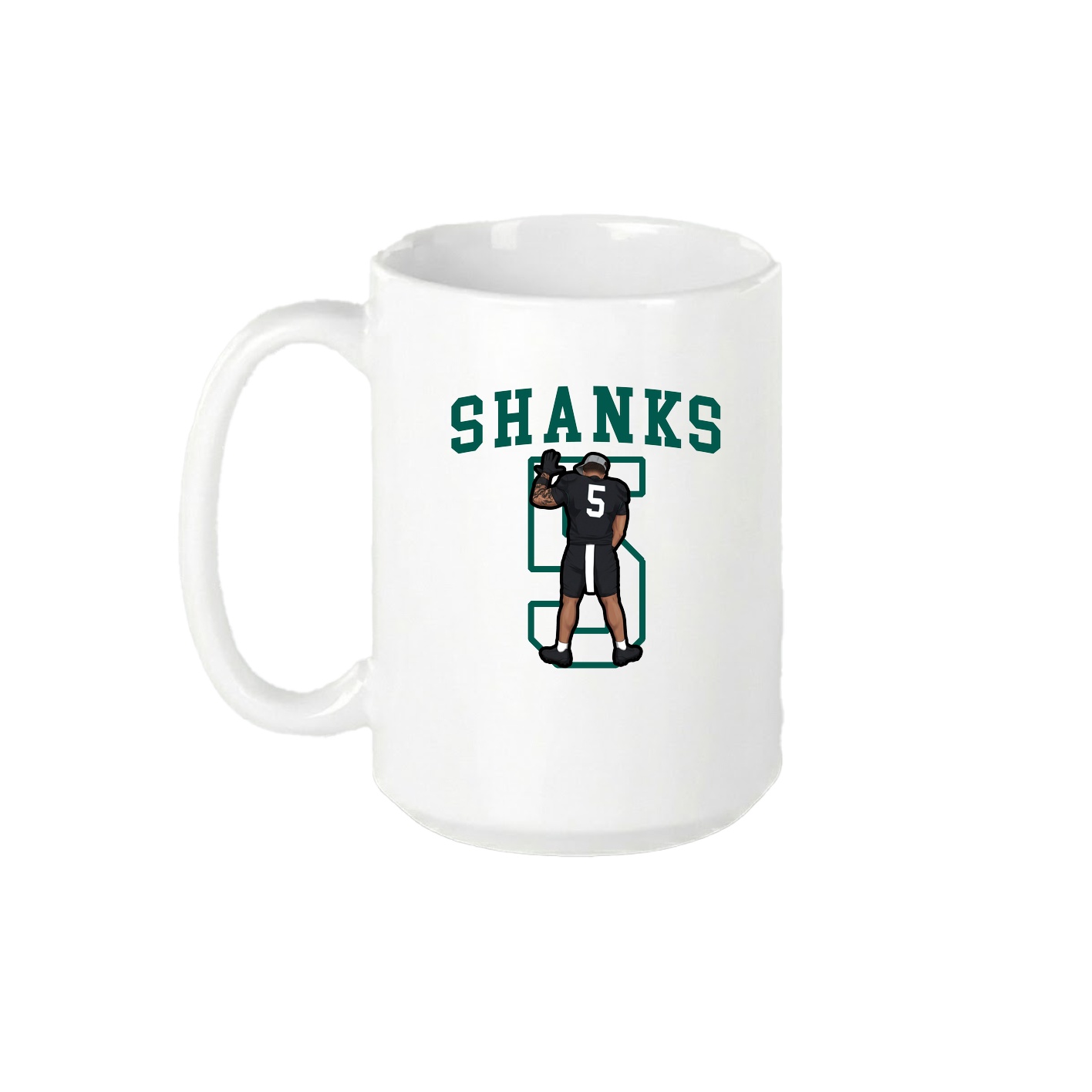 15oz Coffee Mug — Shirsey in White