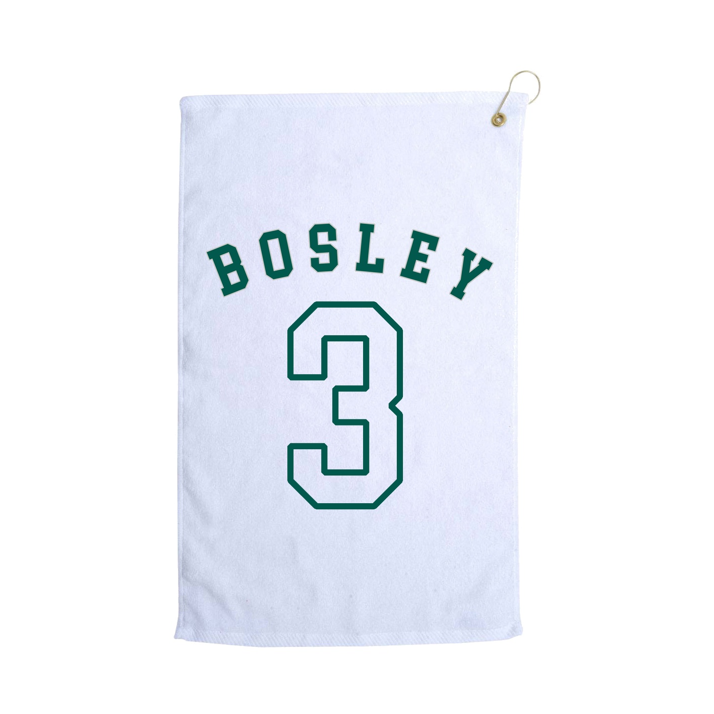 Golf Towel — Shirsey Arch in White