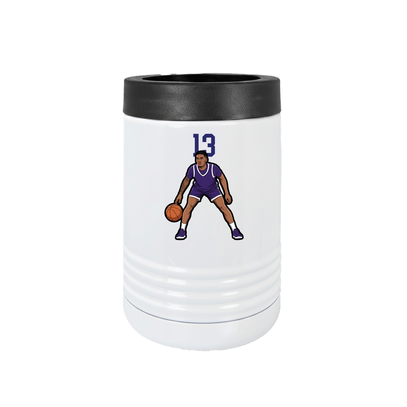 Beverage Holder — Number Top in White