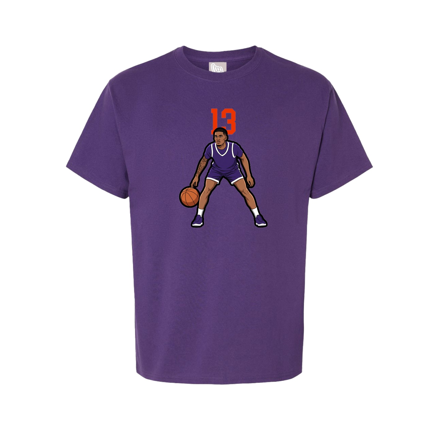 Tee — Number Top in Purple