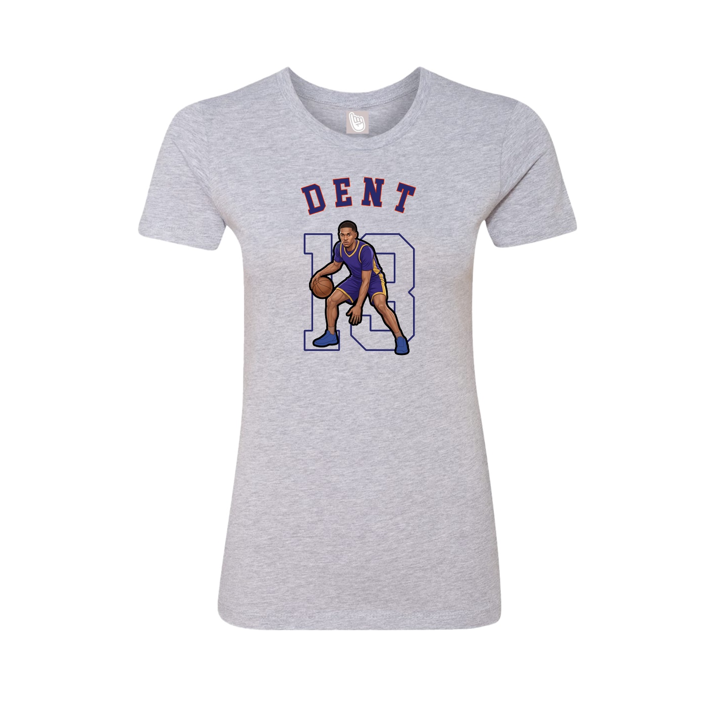 Fitted Women's Tee — Shirsey Arch in Grey
