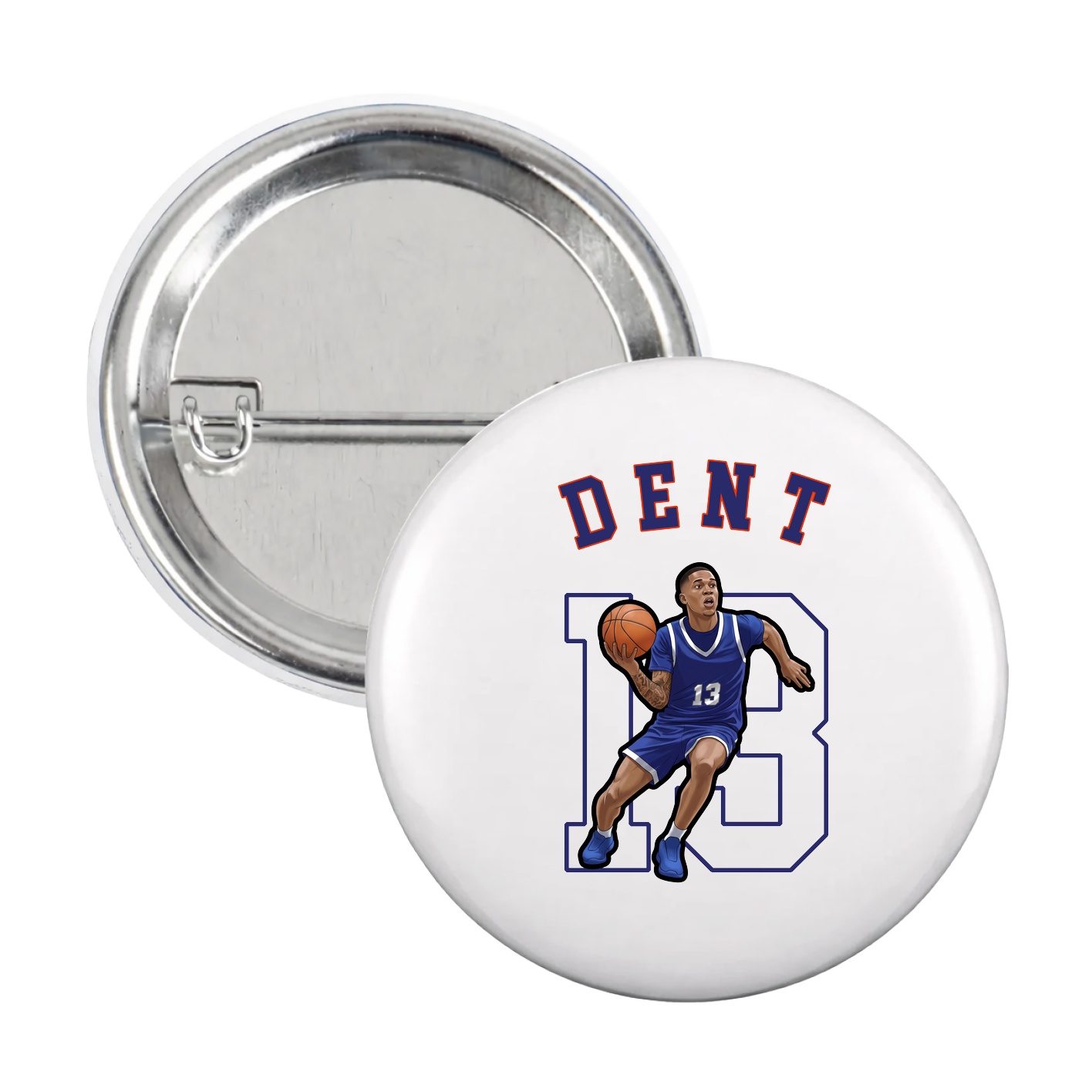 Game Day Button — Shirsey Arch in White