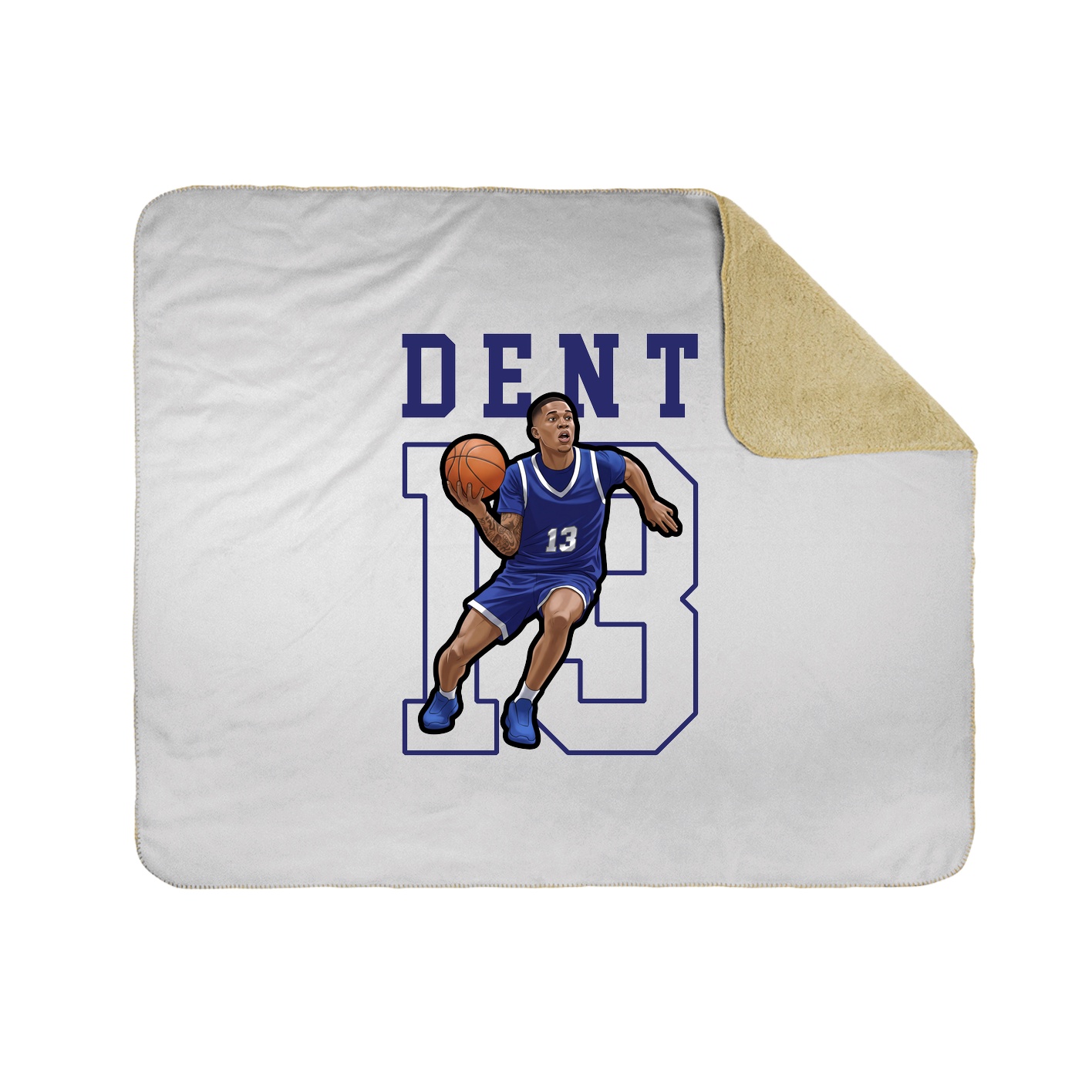 50x60 Sherpa Lined Throw Blanket