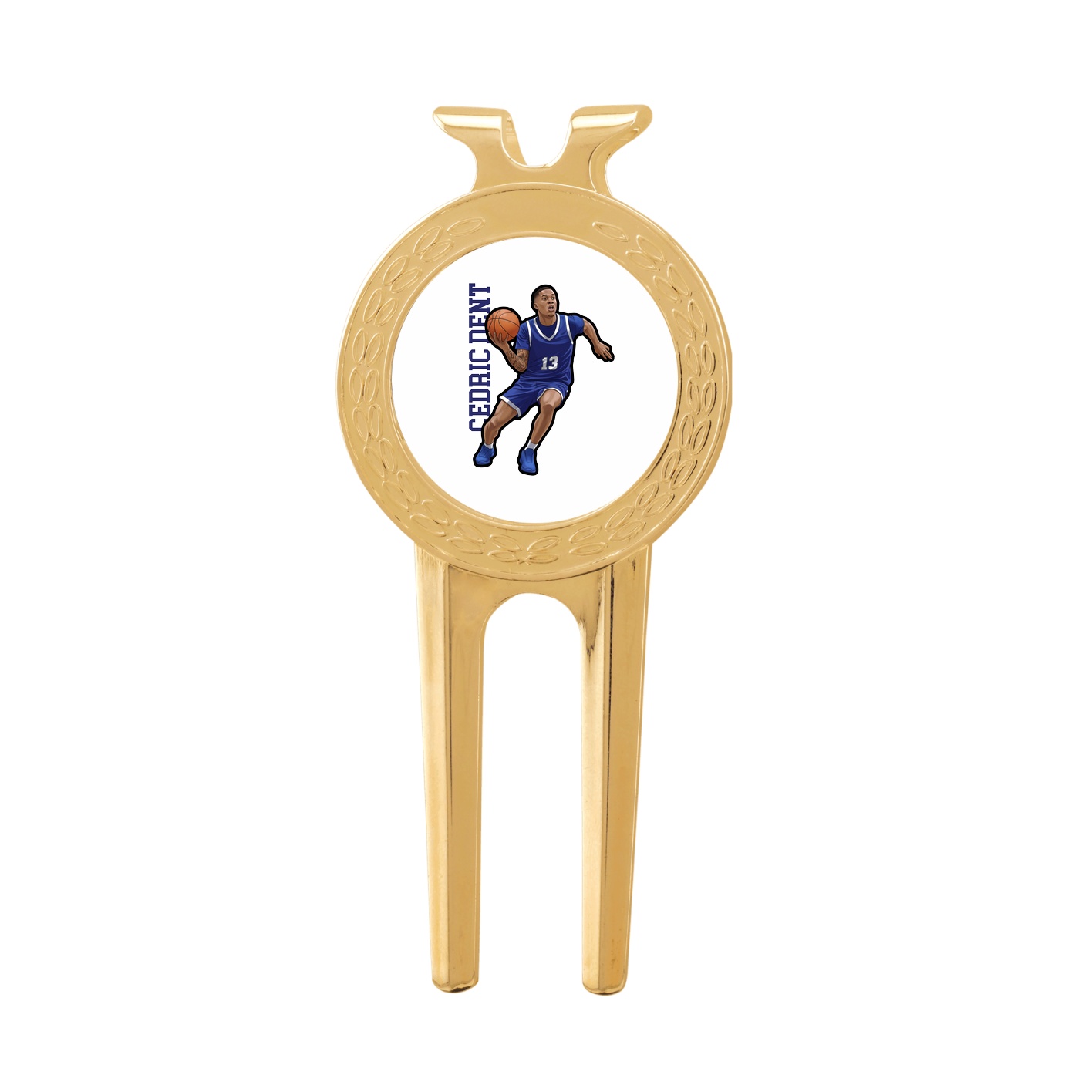 Divot Tool with Ball Marker — Name Vertical in Classic