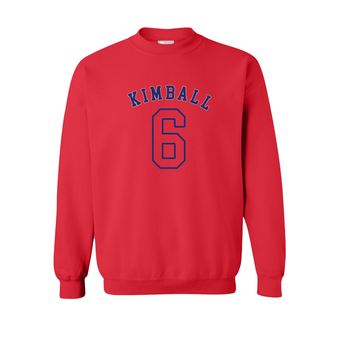 Fleece Crew — Shirsey Arch in Red