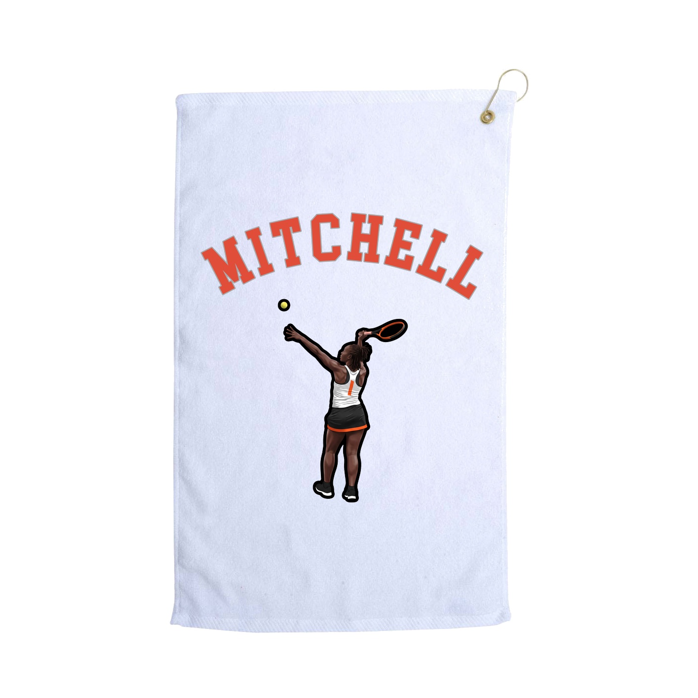 Golf Towel — Shirsey Arch in White