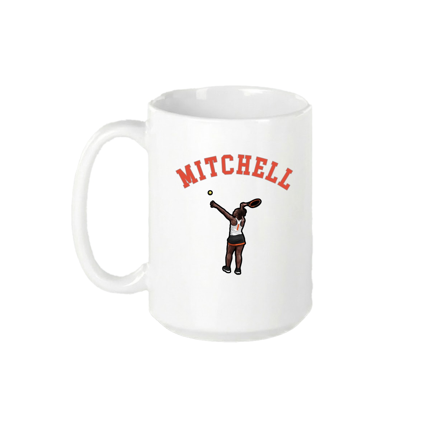 15oz Coffee Mug — Shirsey Arch in White
