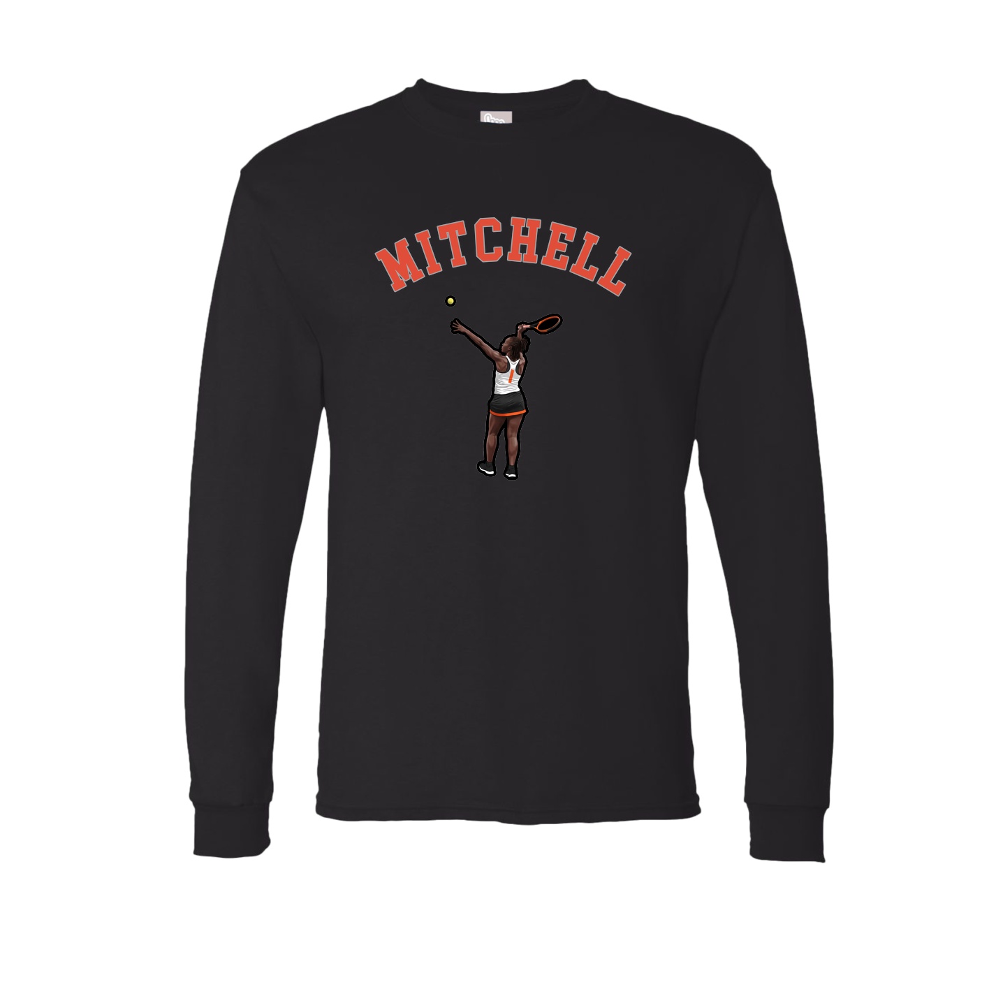 Long Sleeve Tee — Shirsey Arch in Black