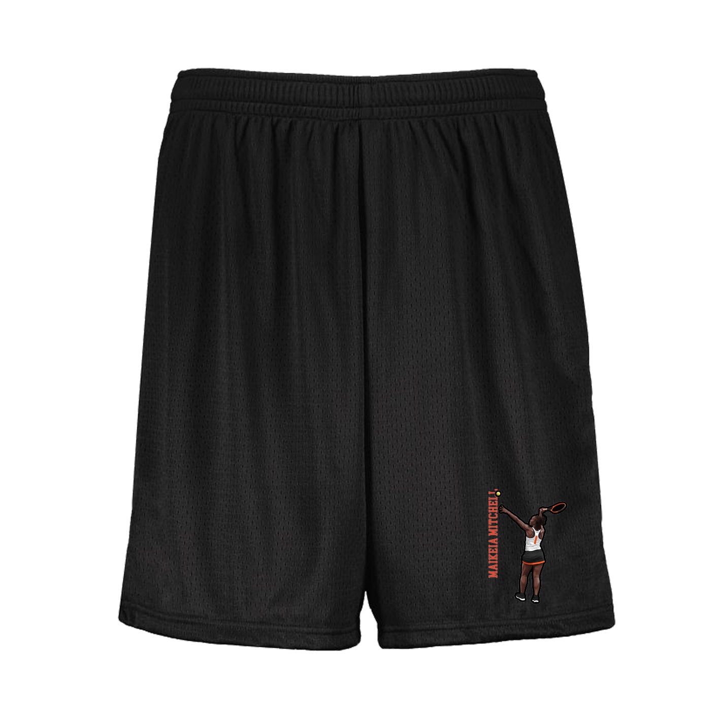 Shorts — Name Vertical in Black