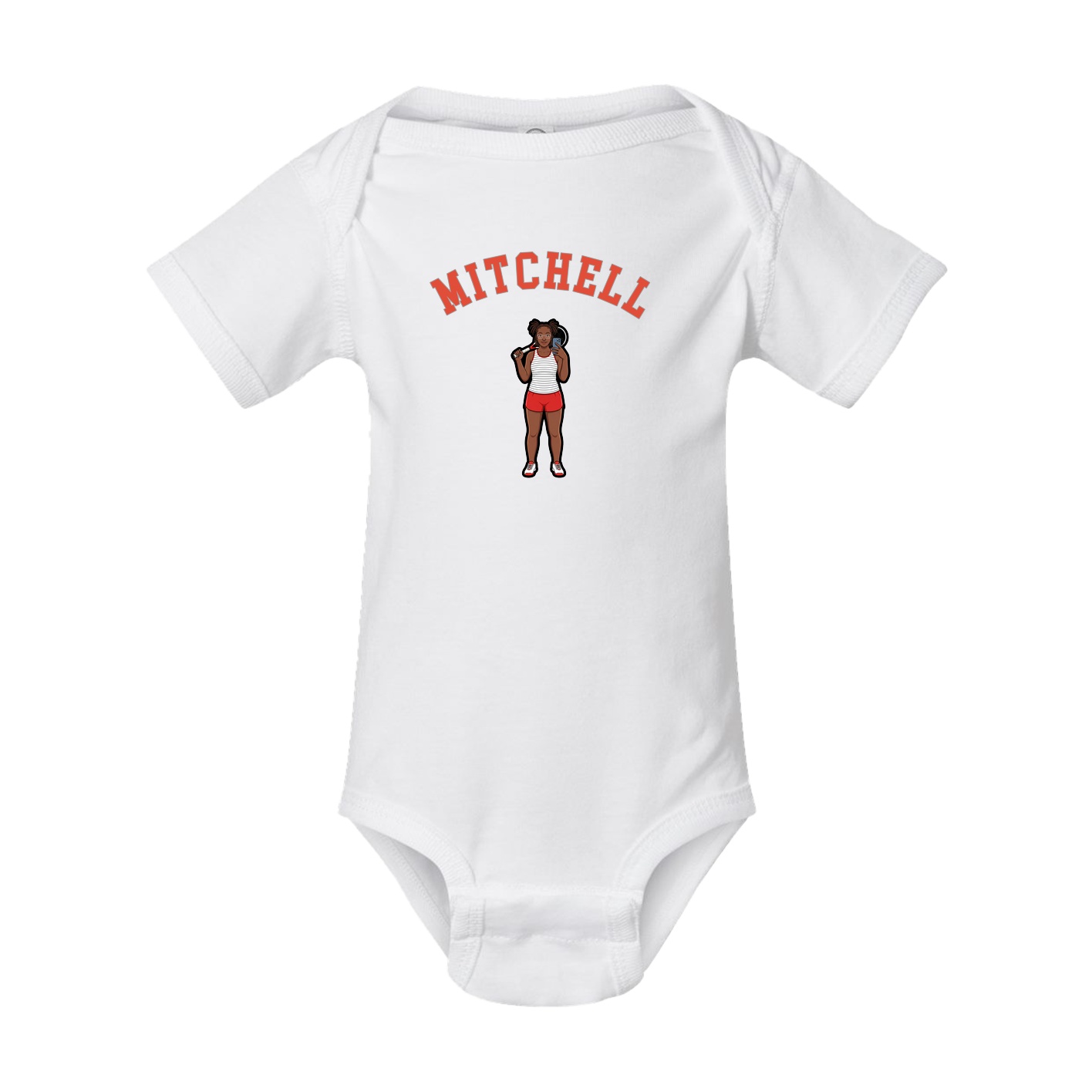 Baby Onesie — Shirsey Arch in White