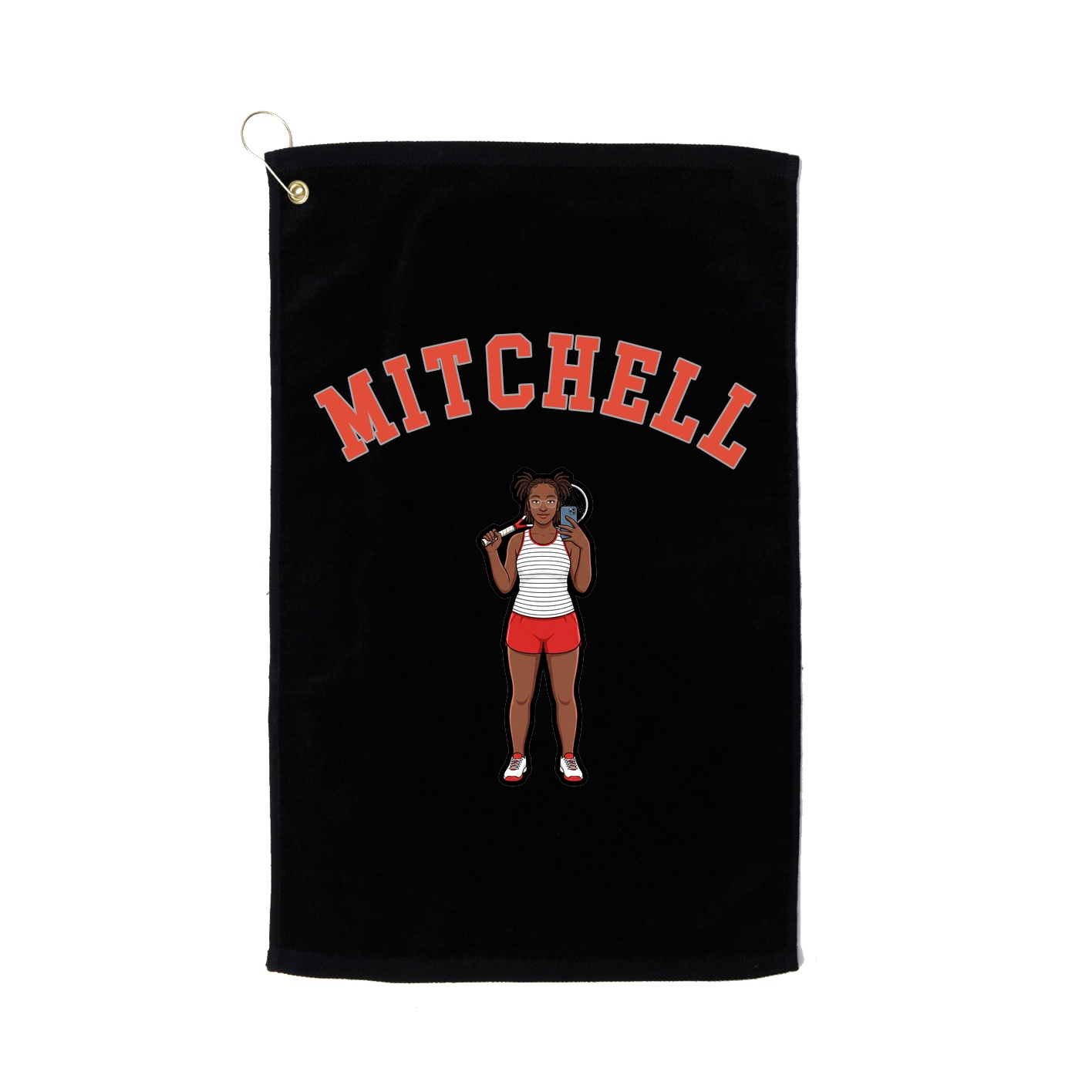 Golf Towel — Shirsey Arch in Black