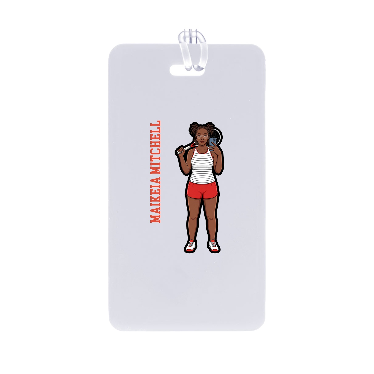 Bag Tag — Name Vertical in Classic