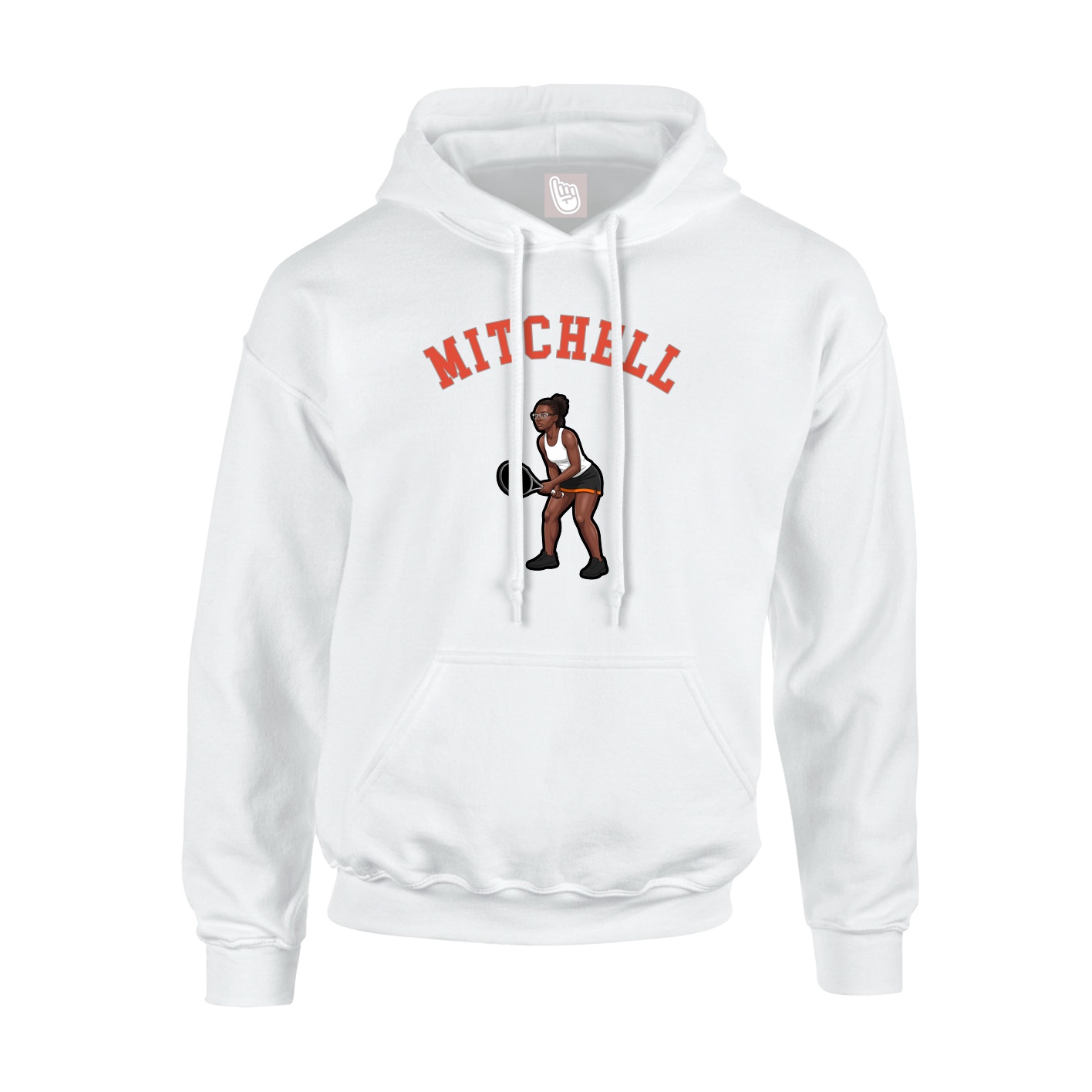 Youth Hoodie — Shirsey Arch in White