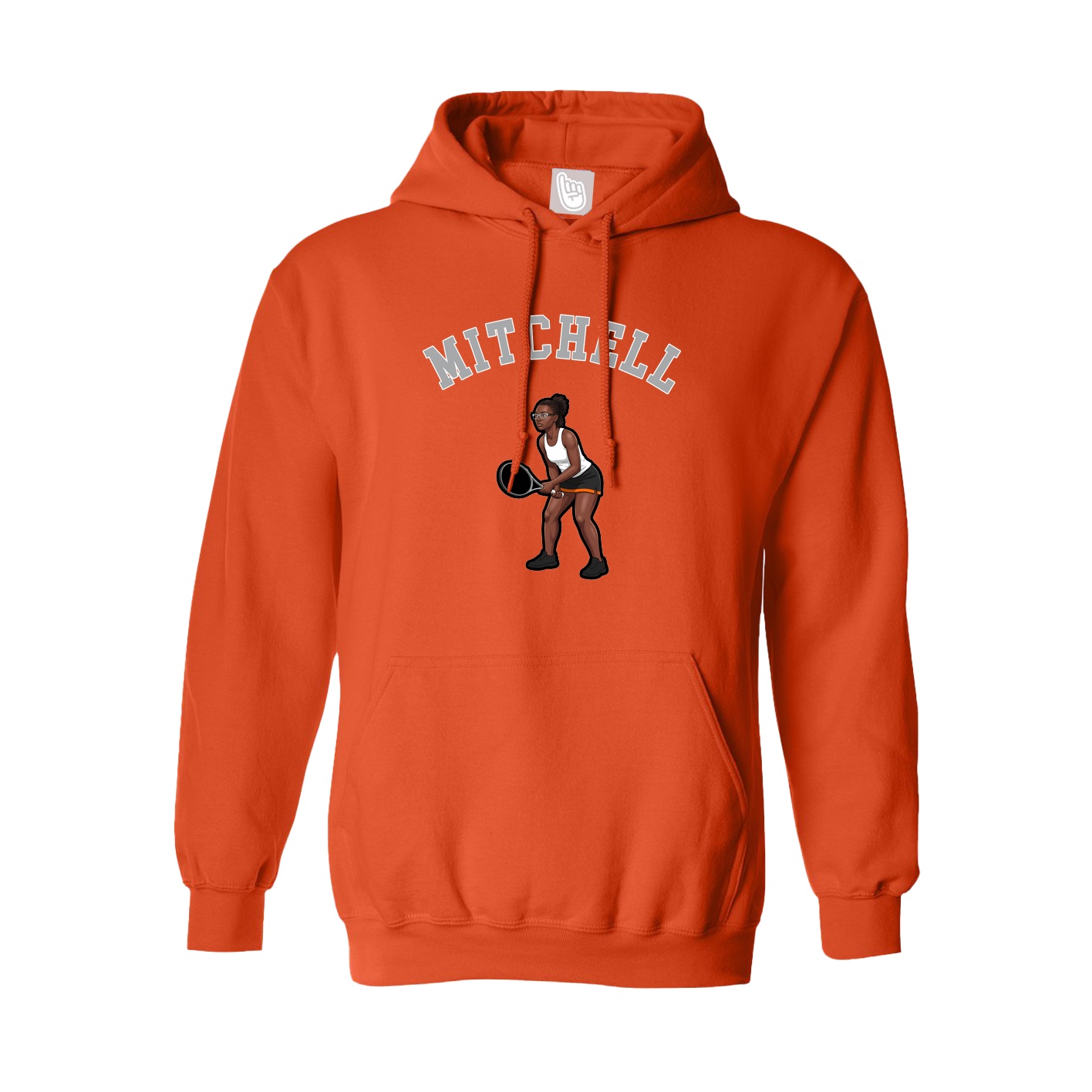 Youth Hoodie — Shirsey Arch in Orange