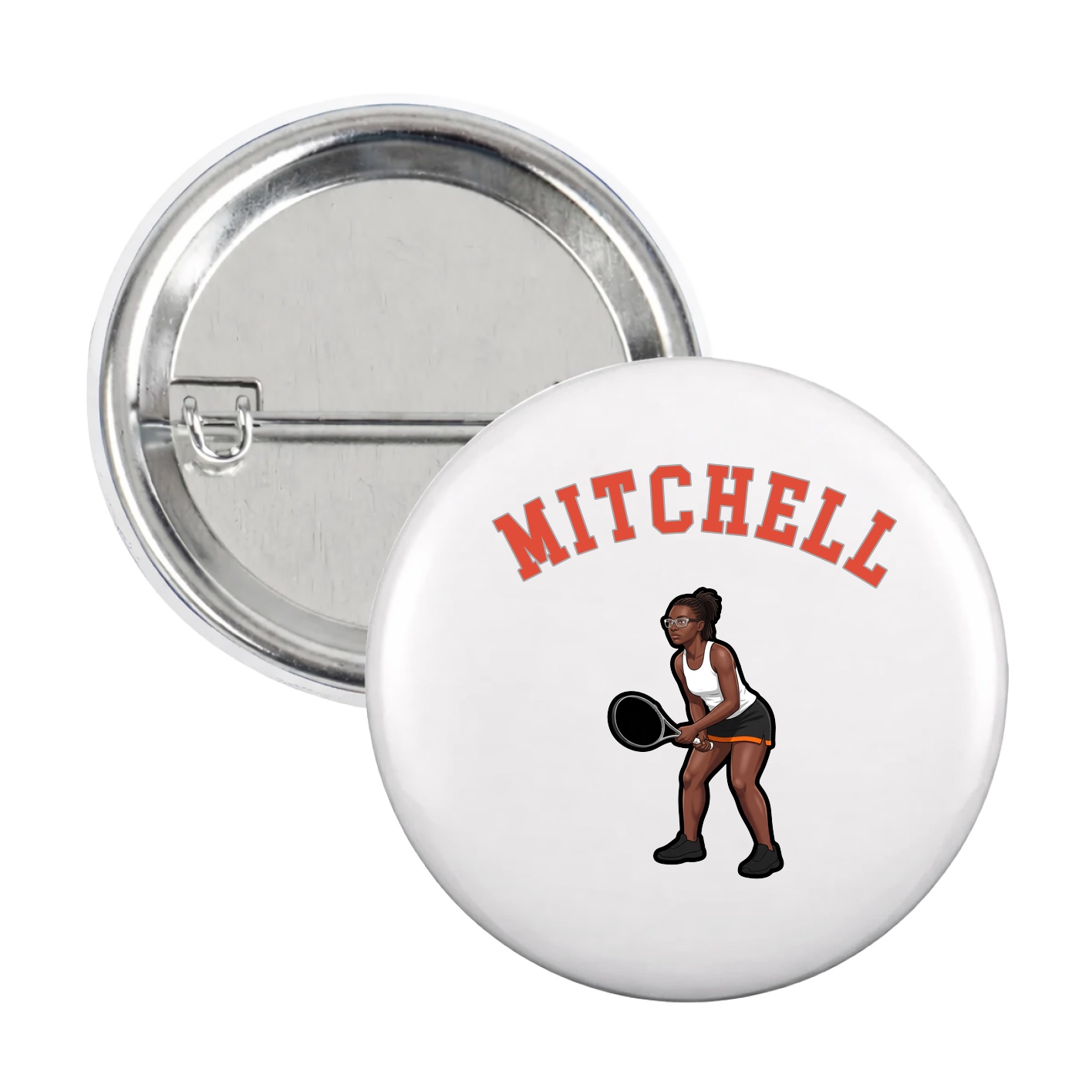 Game Day Button — Shirsey Arch in White