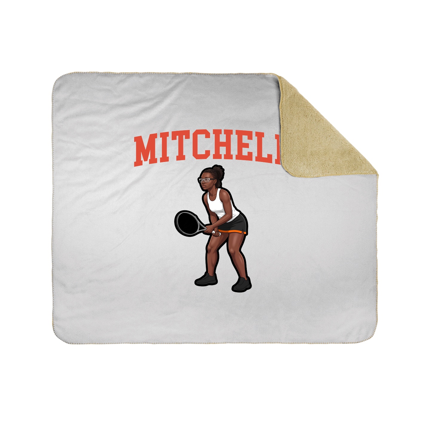 Throw Blanket — Shirsey in White
