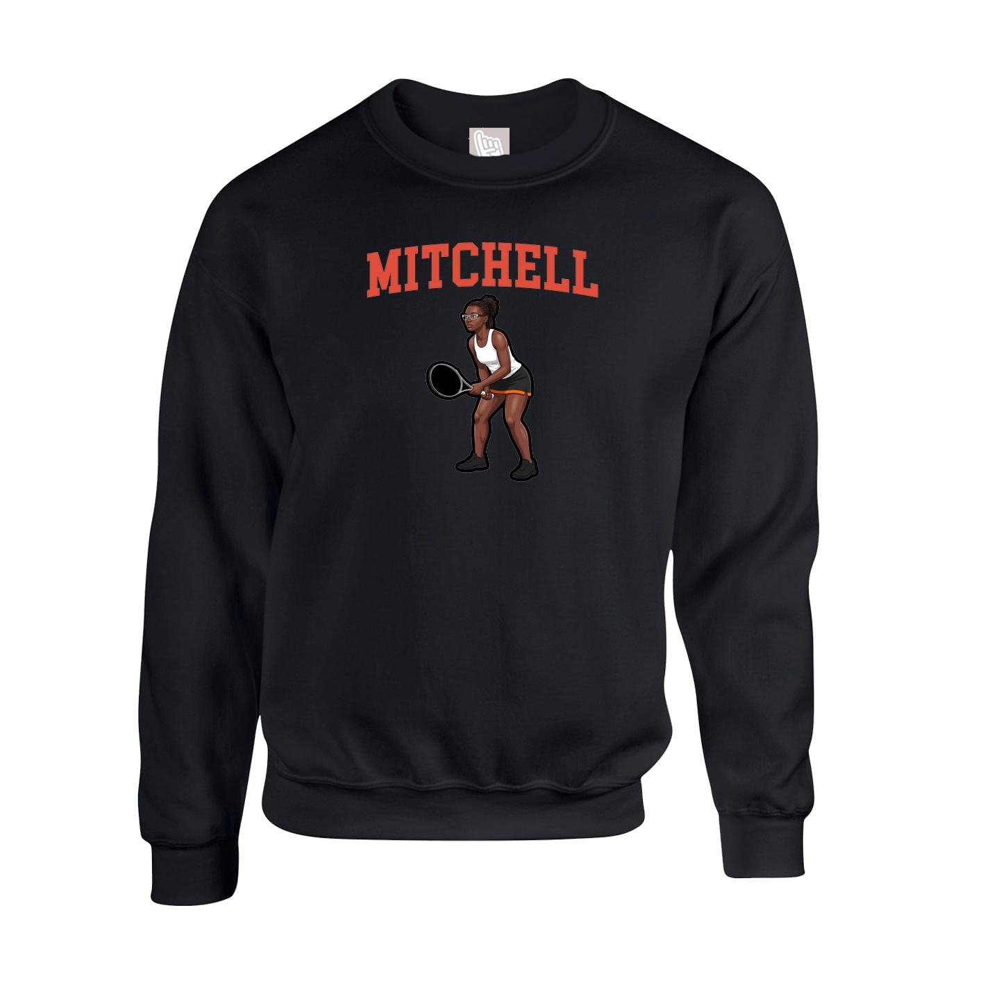 Fleece Crew — Shirsey in Black