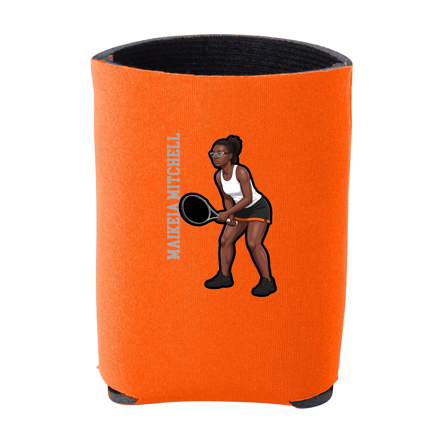 Can Holder — Name Vertical in Orange