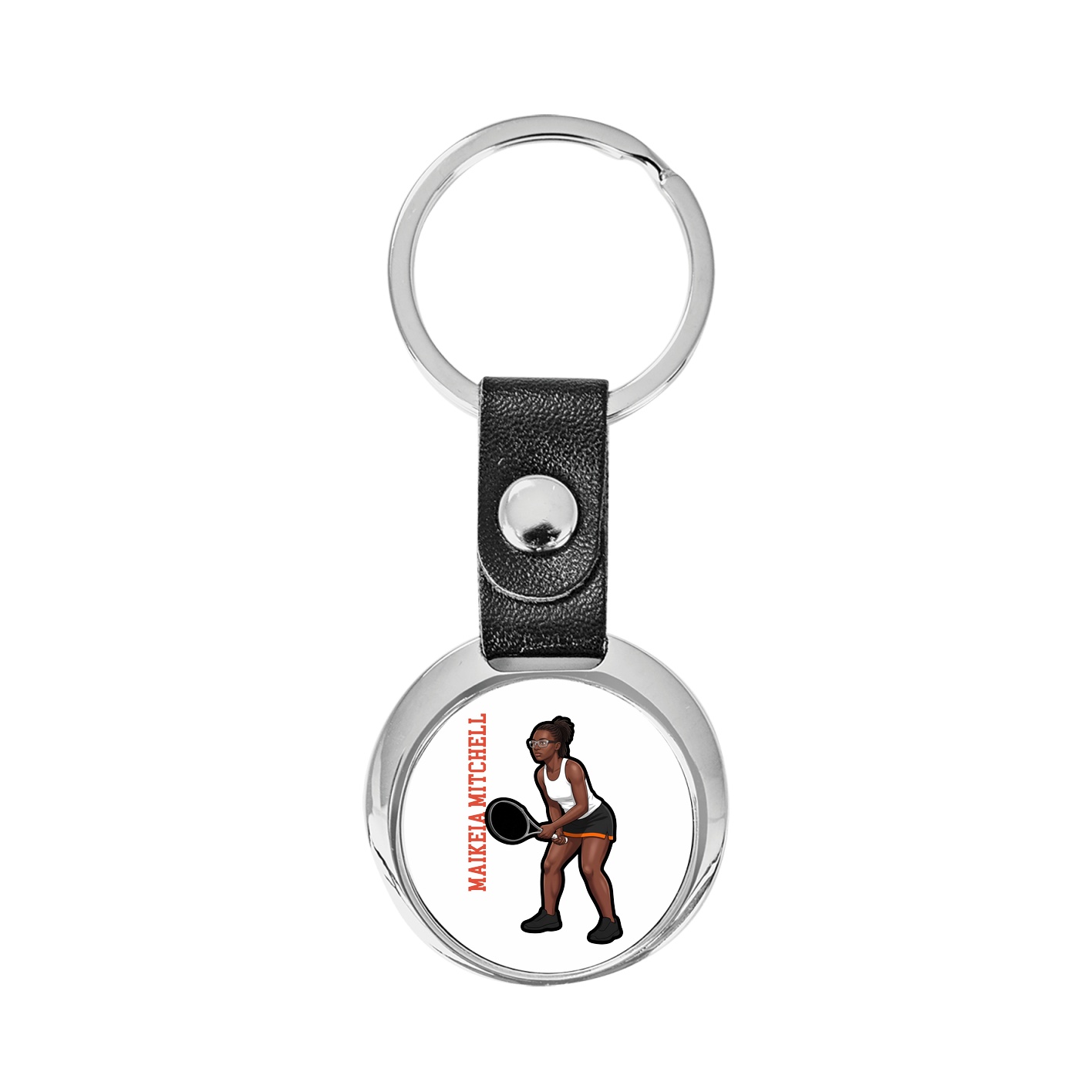 Key Chain — Name Vertical in Classic