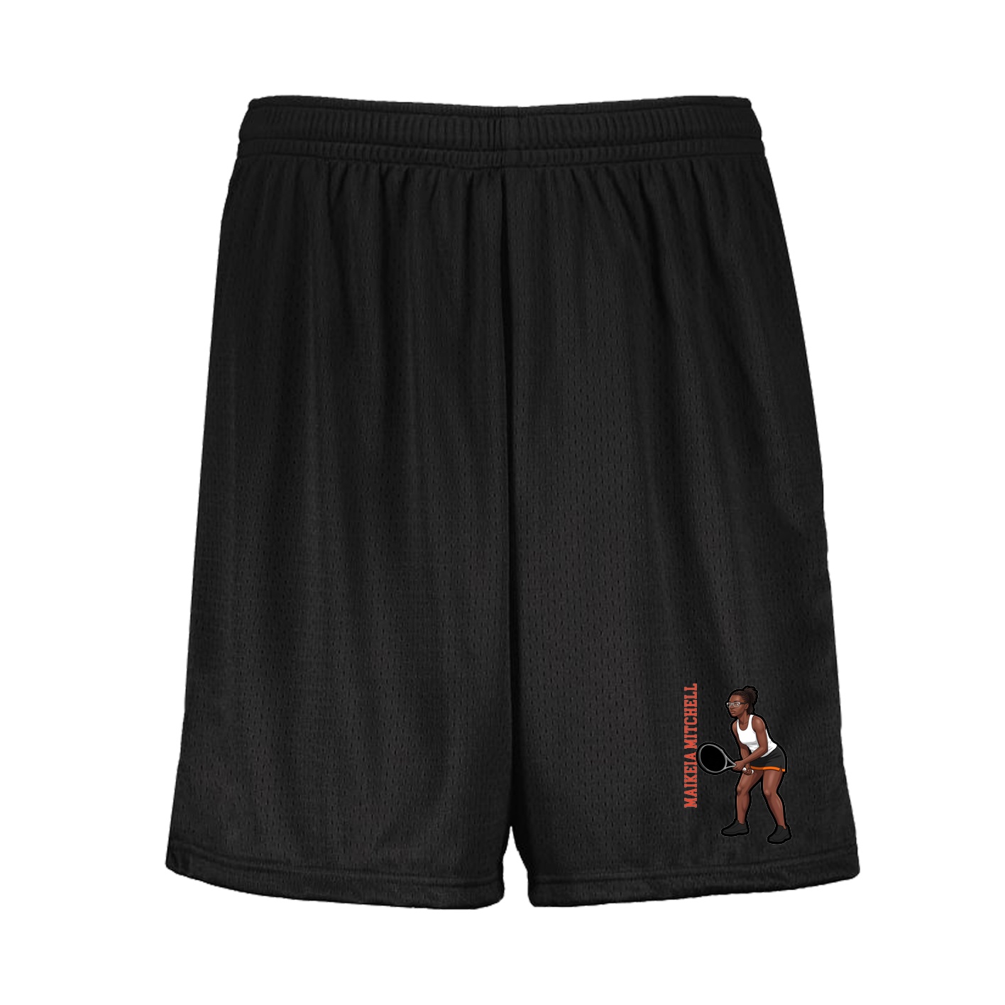 Shorts — Name Vertical in Black