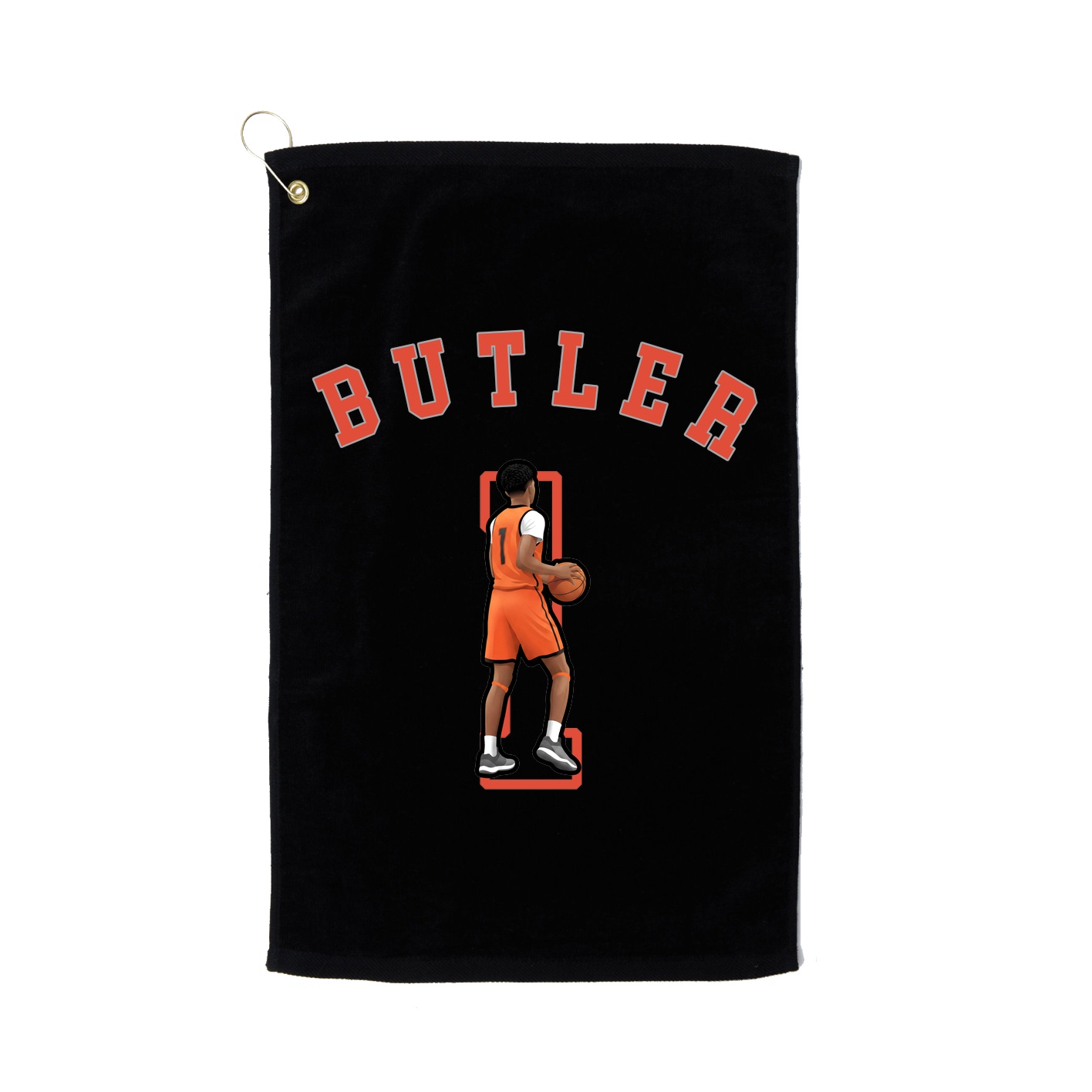 Golf Towel — Shirsey Arch in Black