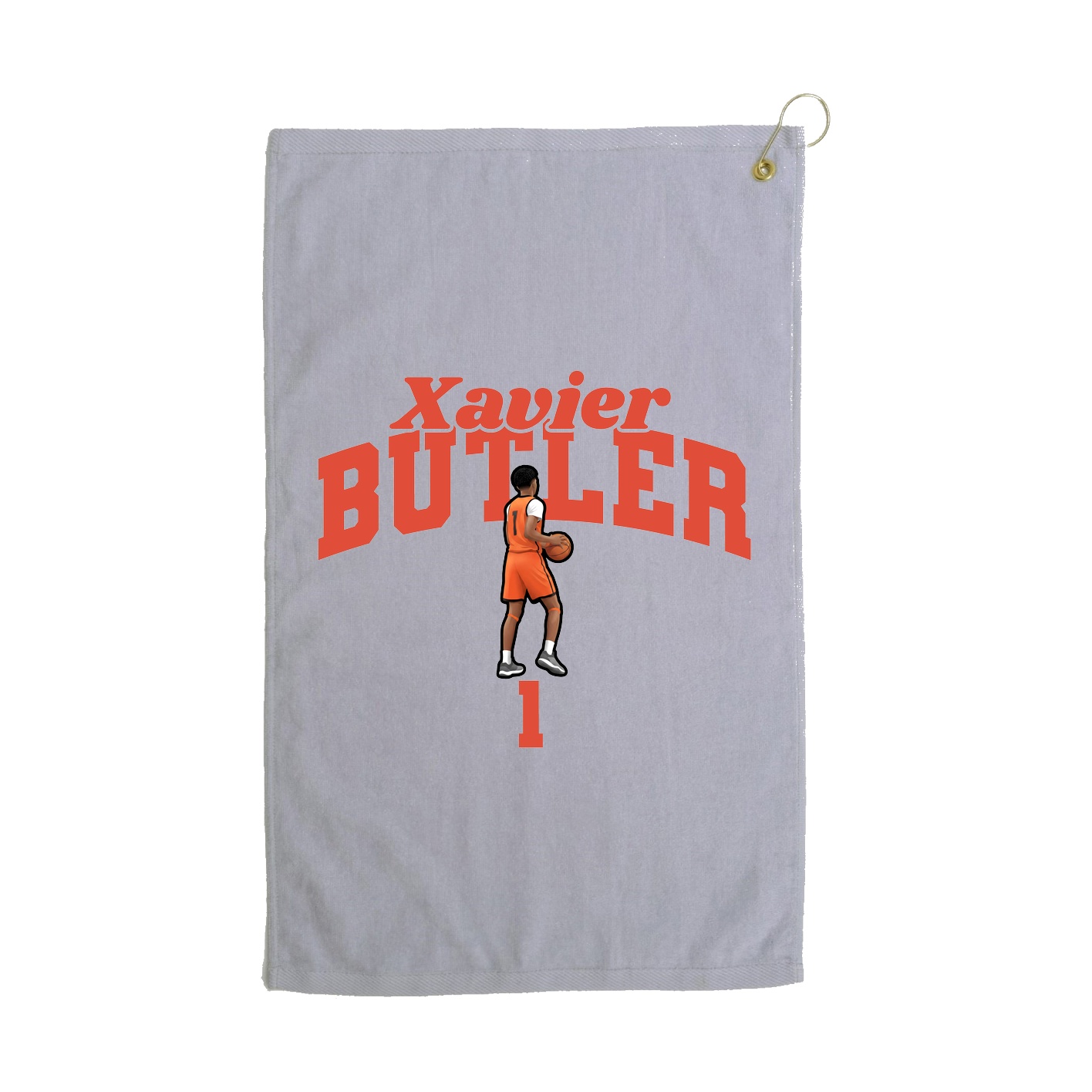 Golf Towel — Signature Arch in Grey