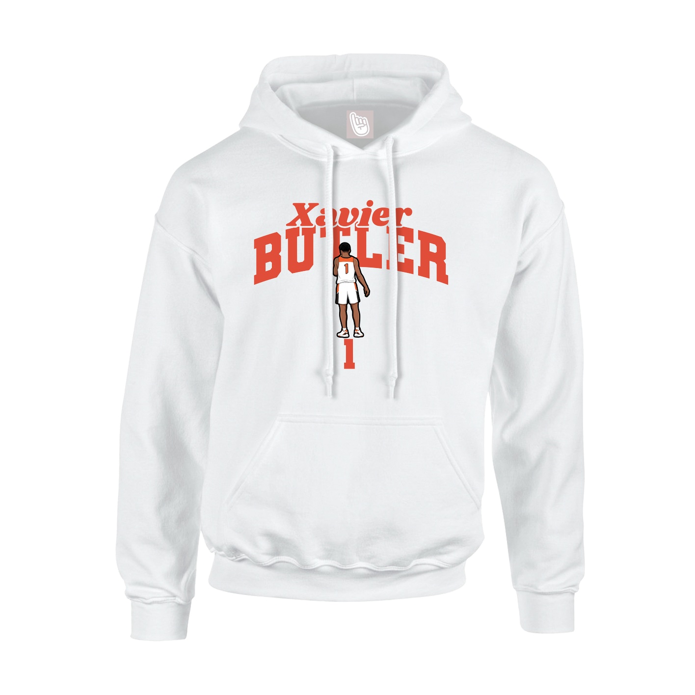 Hoodie — Signature Arch in White
