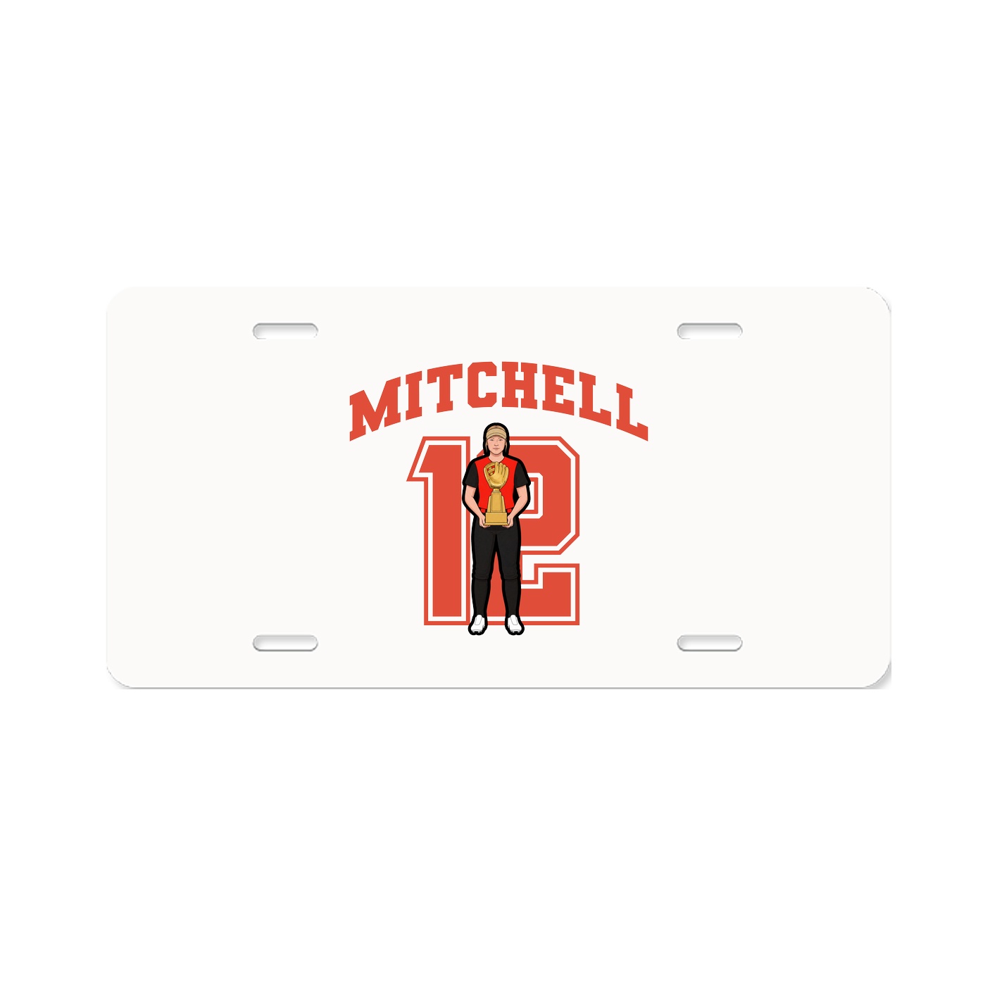 License Plate — Number in Classic