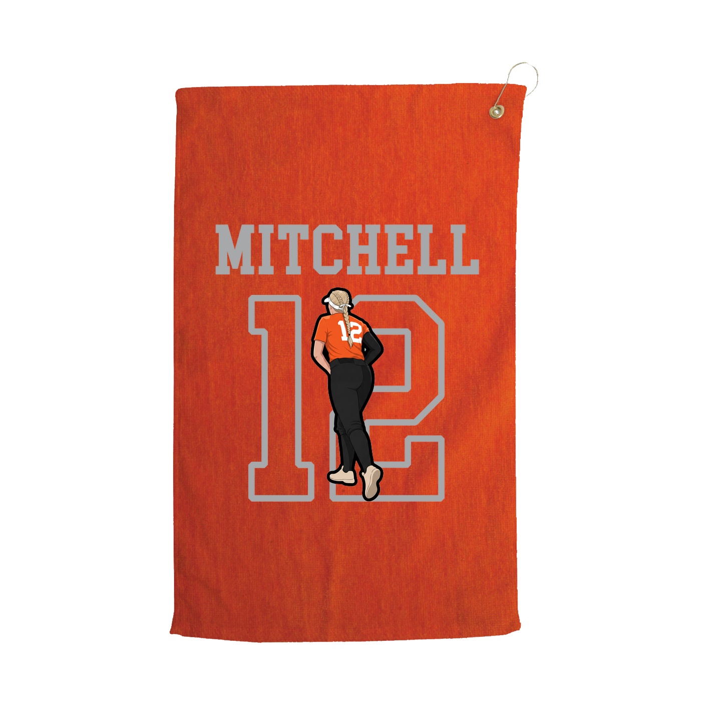 Golf Towel — Shirsey in Orange