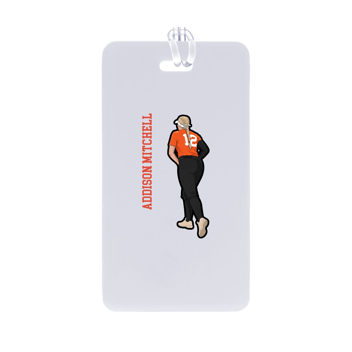 Bag Tag — Name Vertical in Classic
