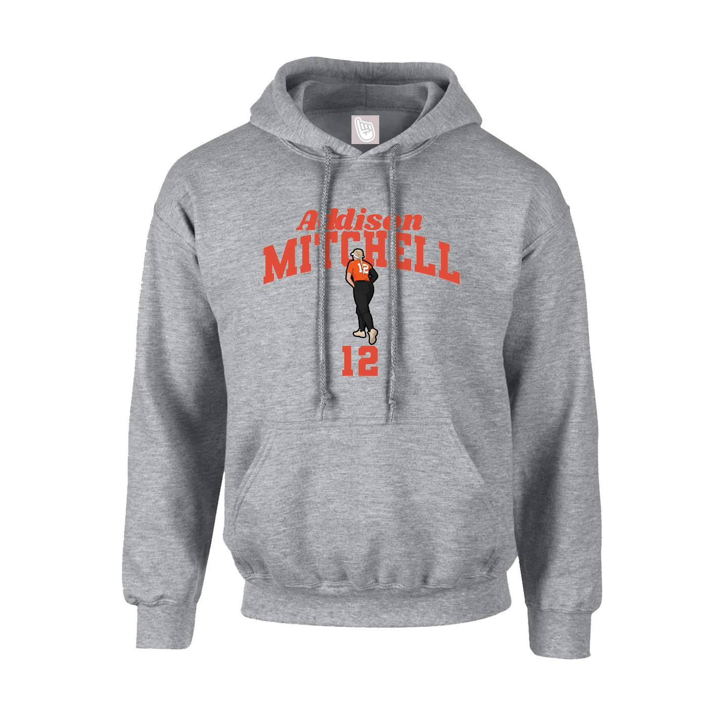 Hoodie — Signature Arch in Grey