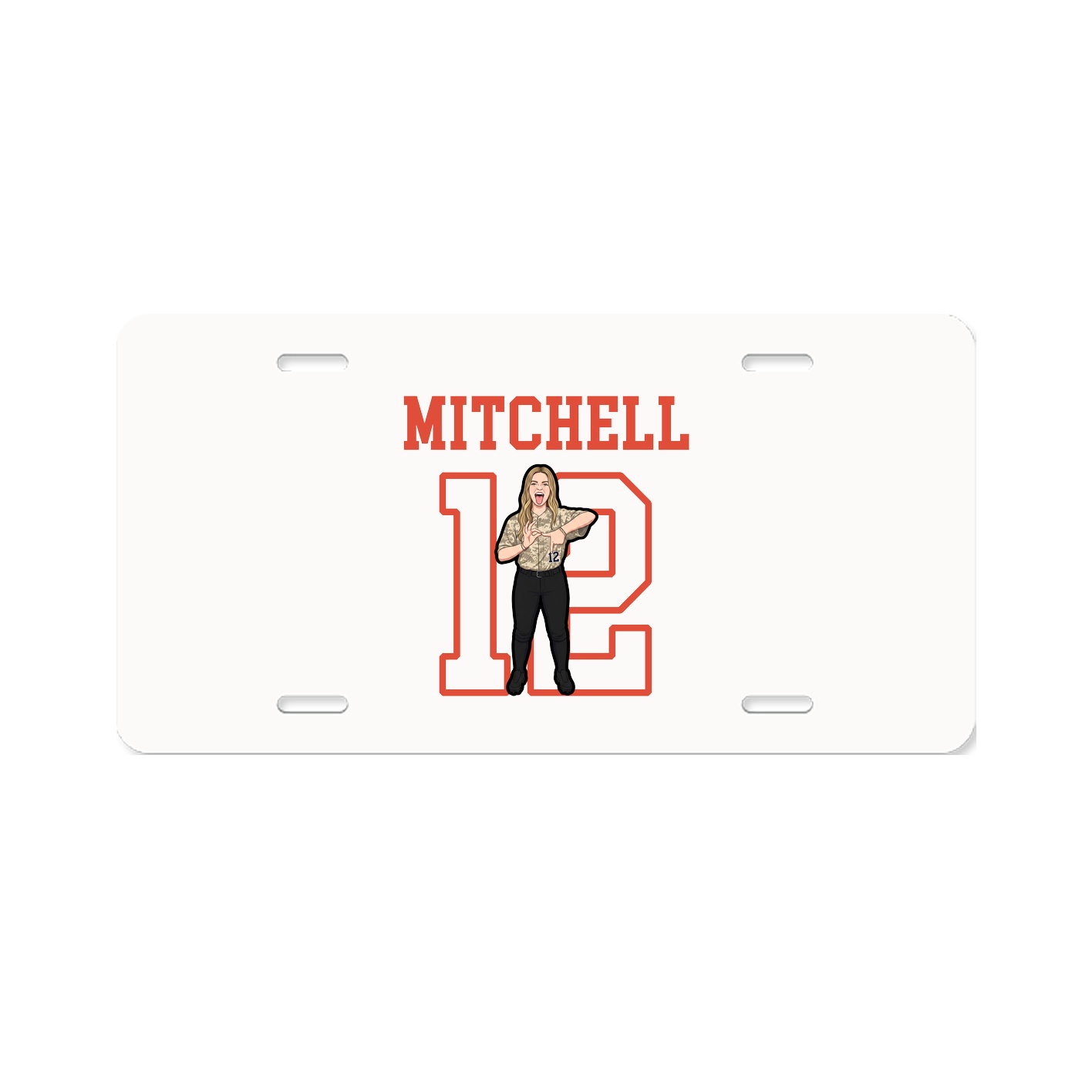 License Plate — Shirsey in Classic