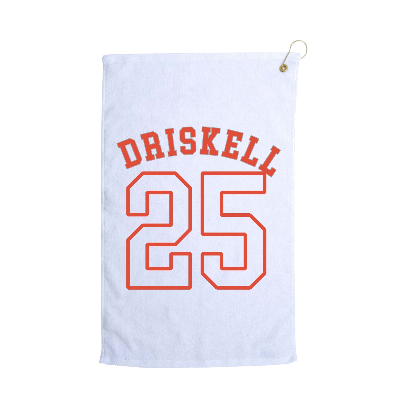 Golf Towel — Shirsey Arch in White