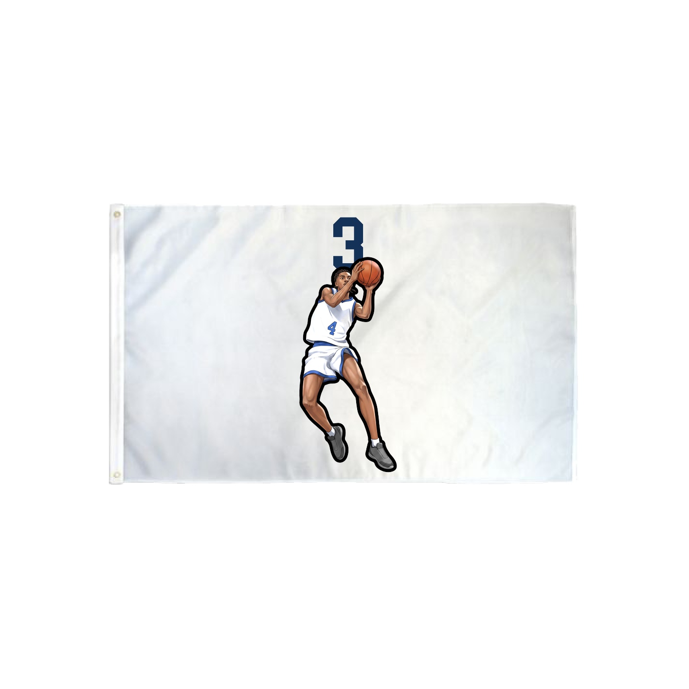 3x5 Flag — Number Top in Classic