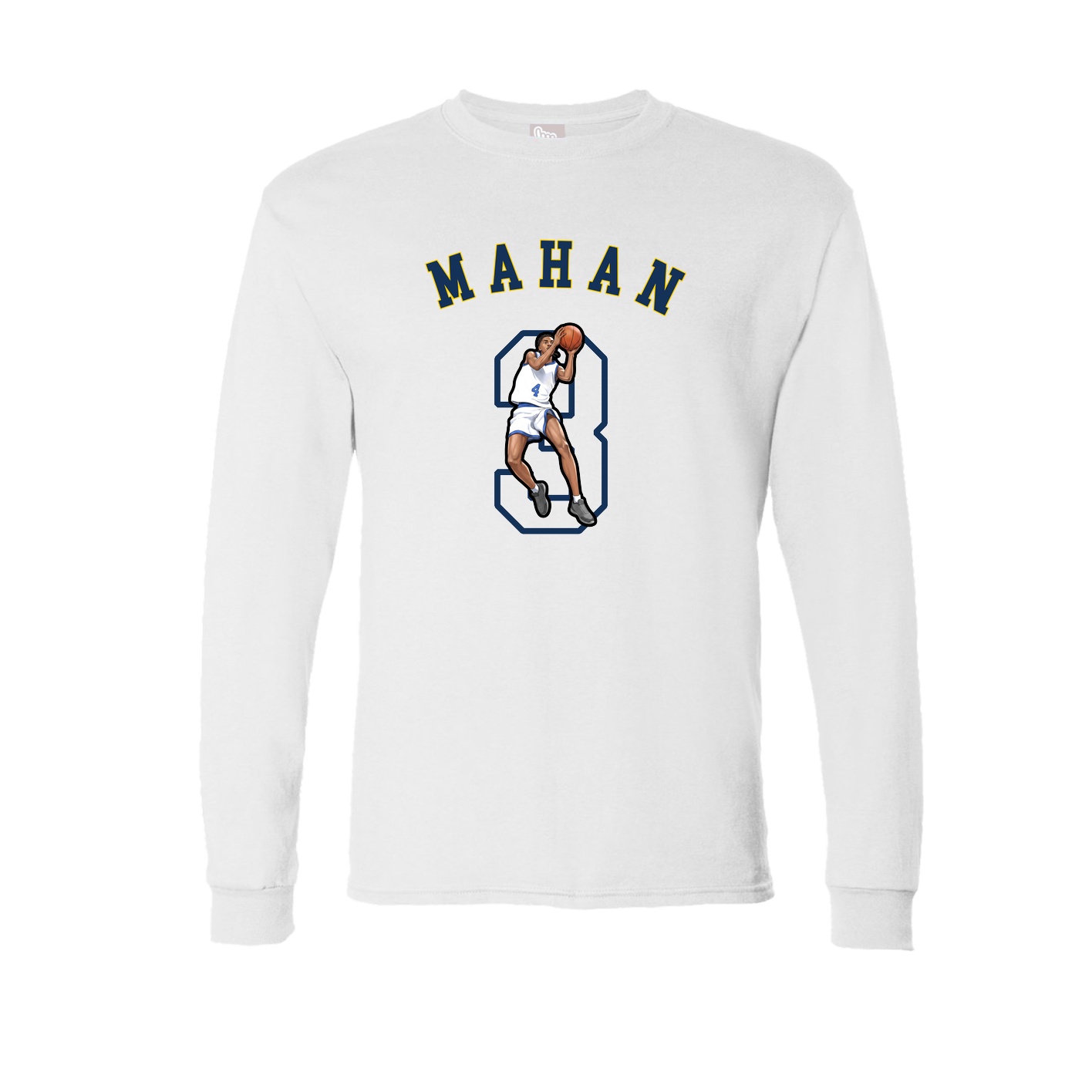 Long Sleeve Tee — Shirsey Arch in White