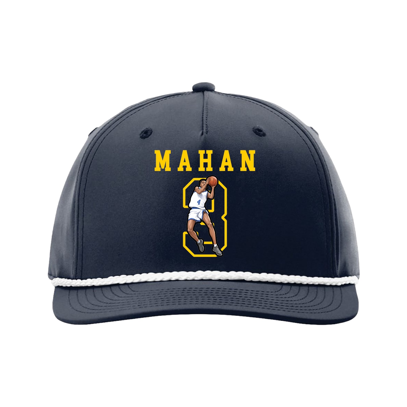 Five-Panel Classic Rope Cap — Shirsey in Navy