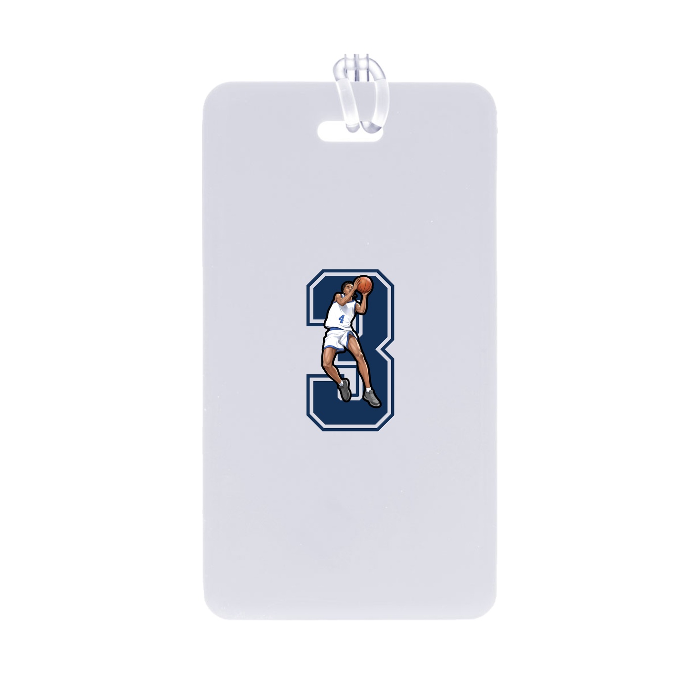 Bag Tag — Number in Classic