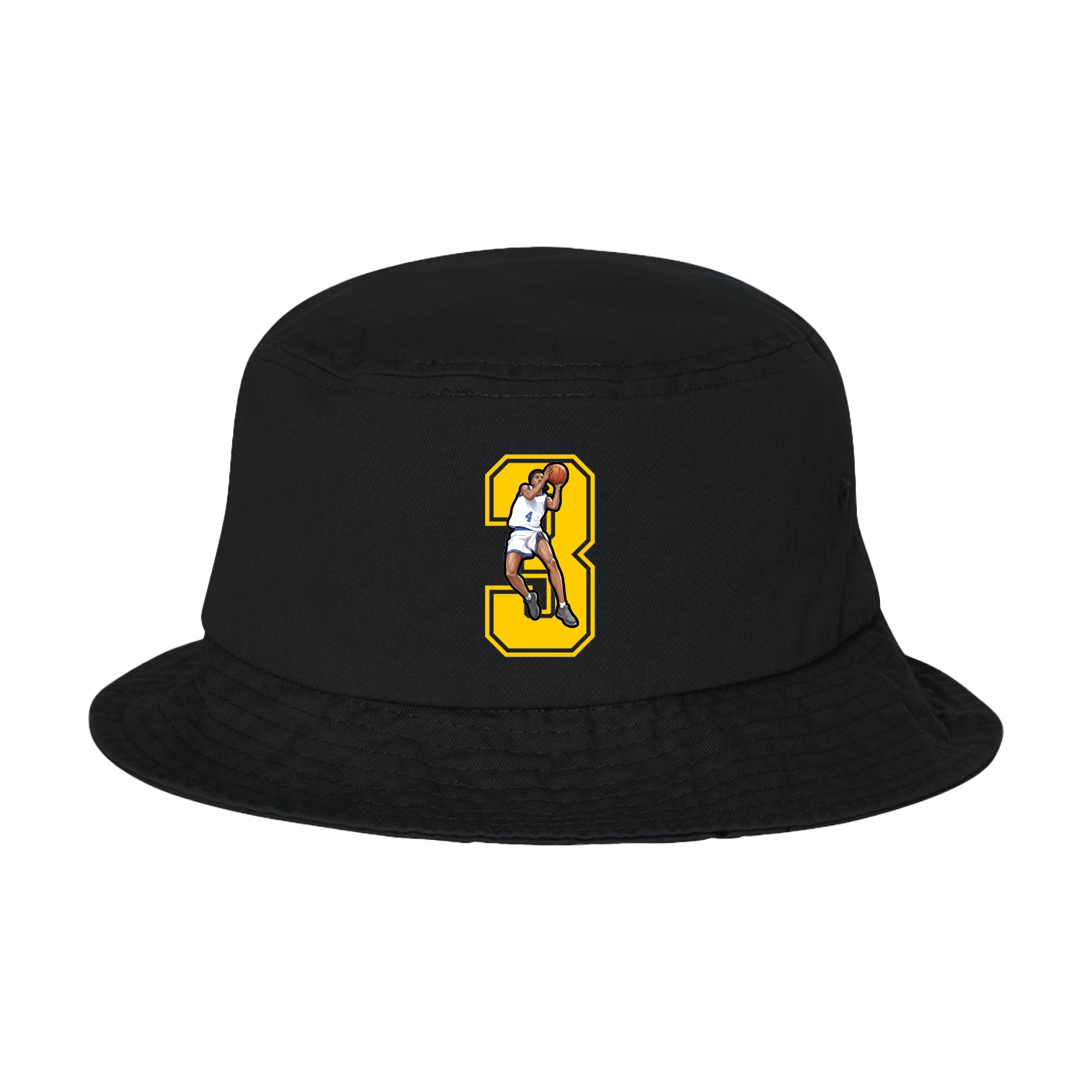 Bucket Cap — Number in Black