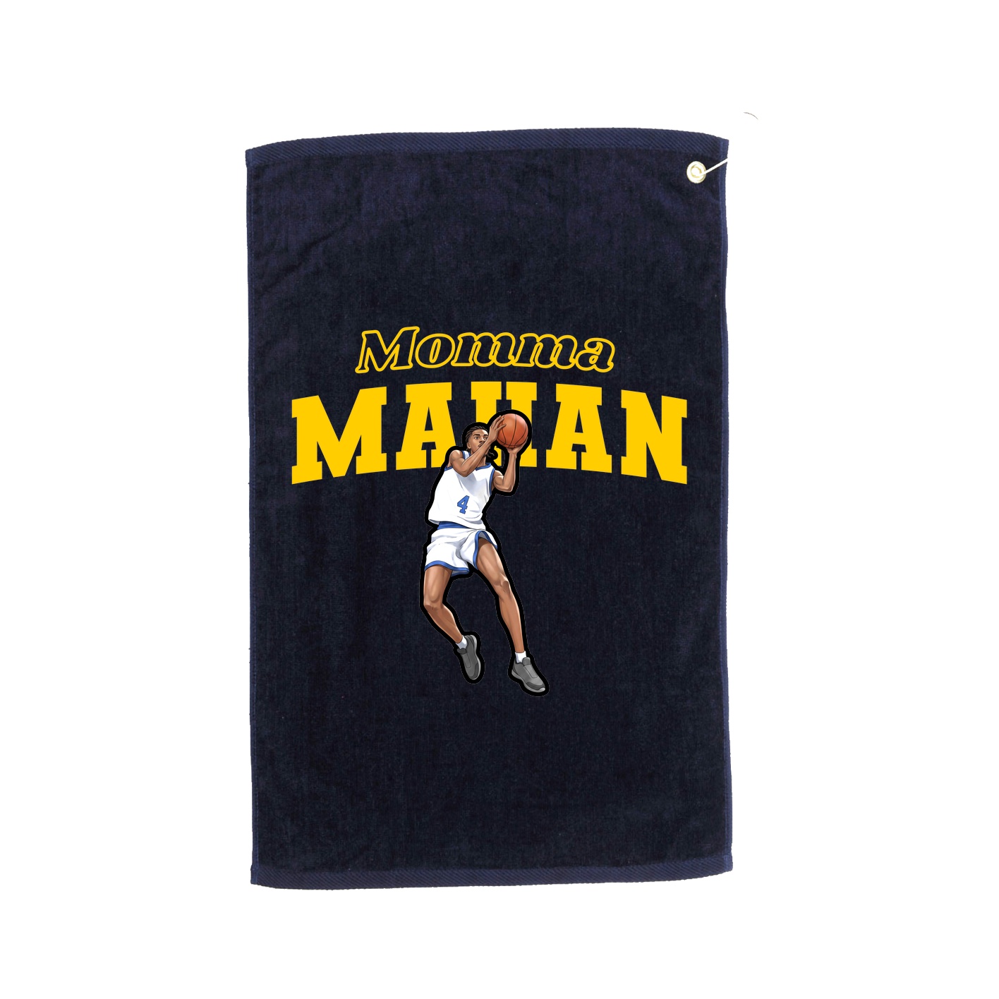 Golf Towel — Mothers Day Block in Navy