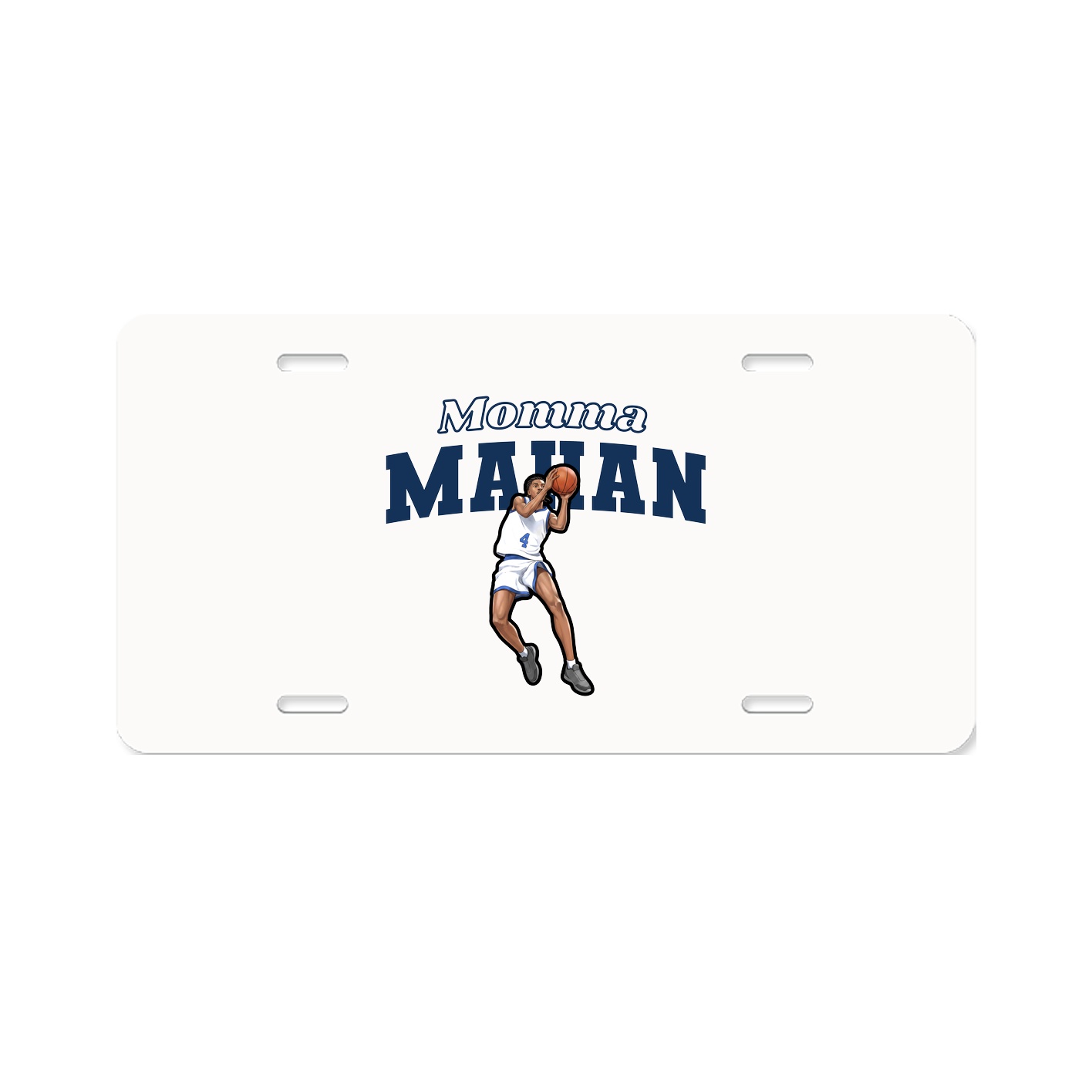 License Plate — Mothers Day Block in Classic